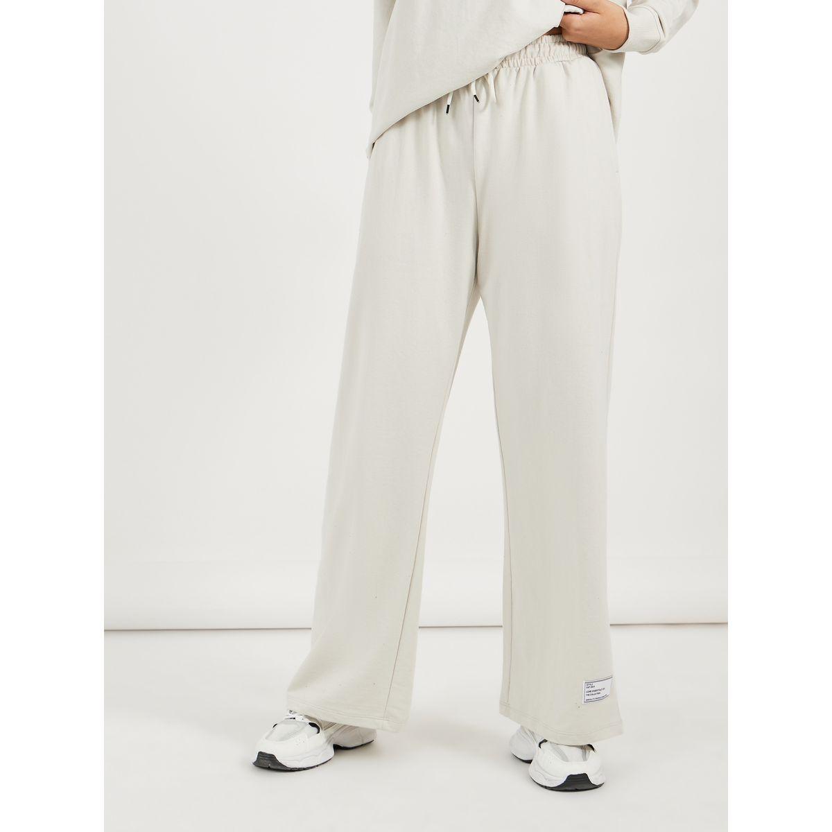 Styli Loopback Longline Sweatshirt and Wide Leg Joggers Co-Ords-women-clothing-coordsets-image-4
