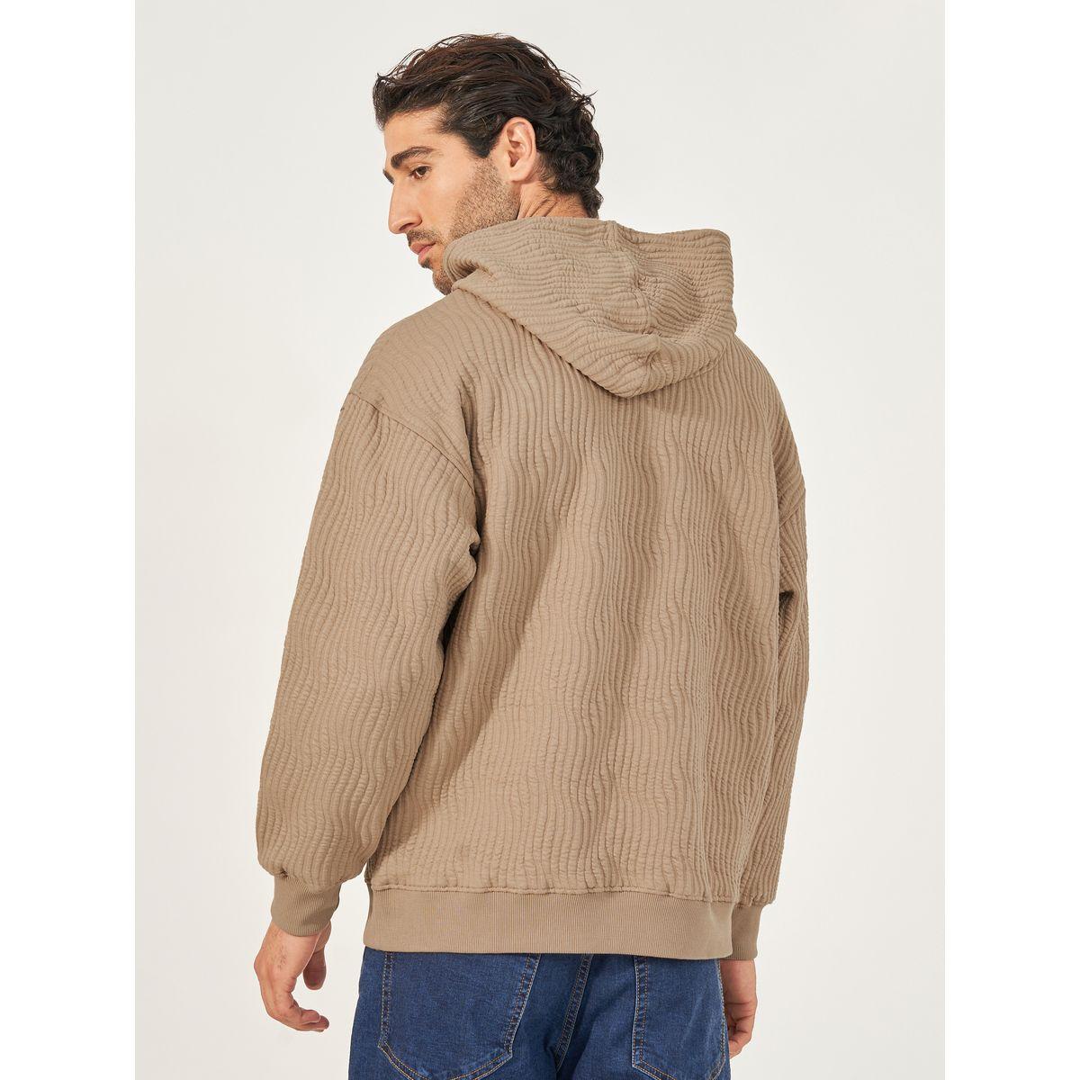 هودي بقصة مريحة وجيوب كانجارو-men-winterwear-hoodiesandsweatshirts-image-5