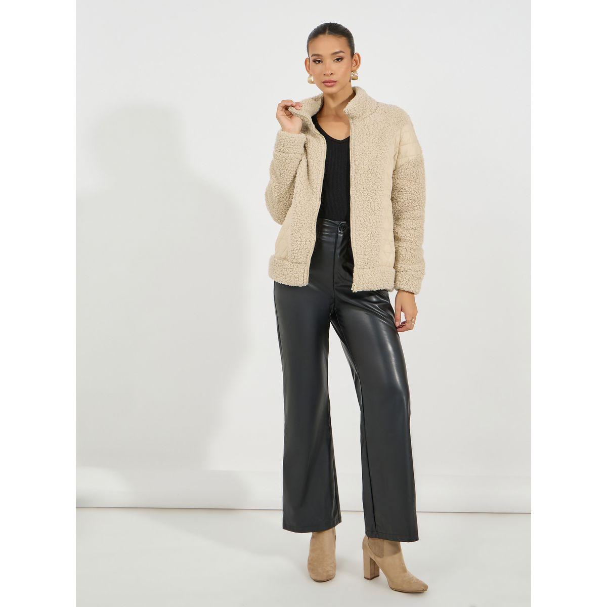 جاكيت بومبر بقصة عادية-women-winterwear-coatsandjackets-jackets-image-4
