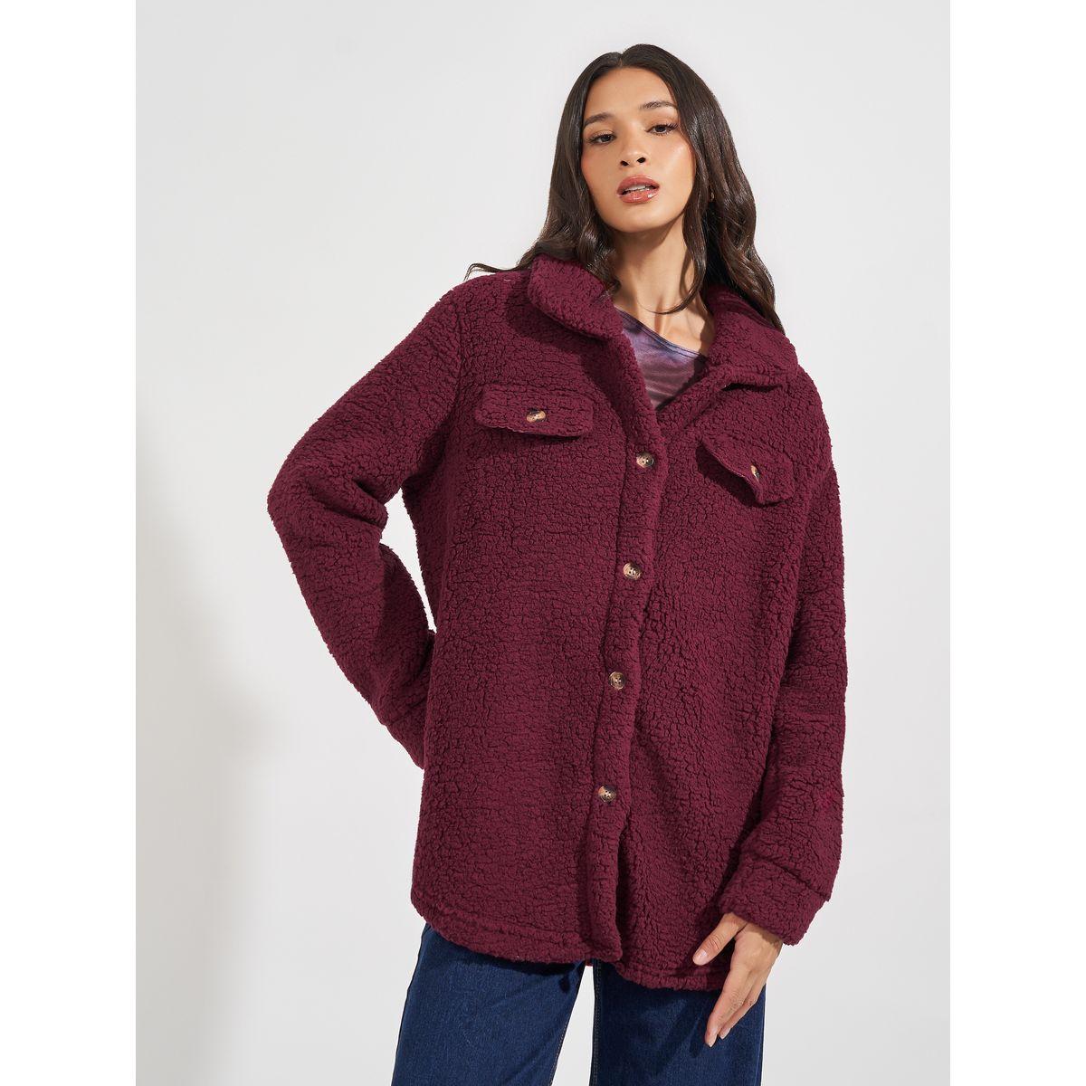 Styli Oversized Longline Faux Fur Shacket-women-winterwear-coatsandjackets-jackets-image-1