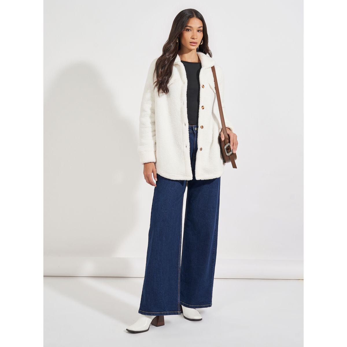 Styli Oversized Longline Faux Fur Shacket-women-winterwear-coatsandjackets-jackets-image-2