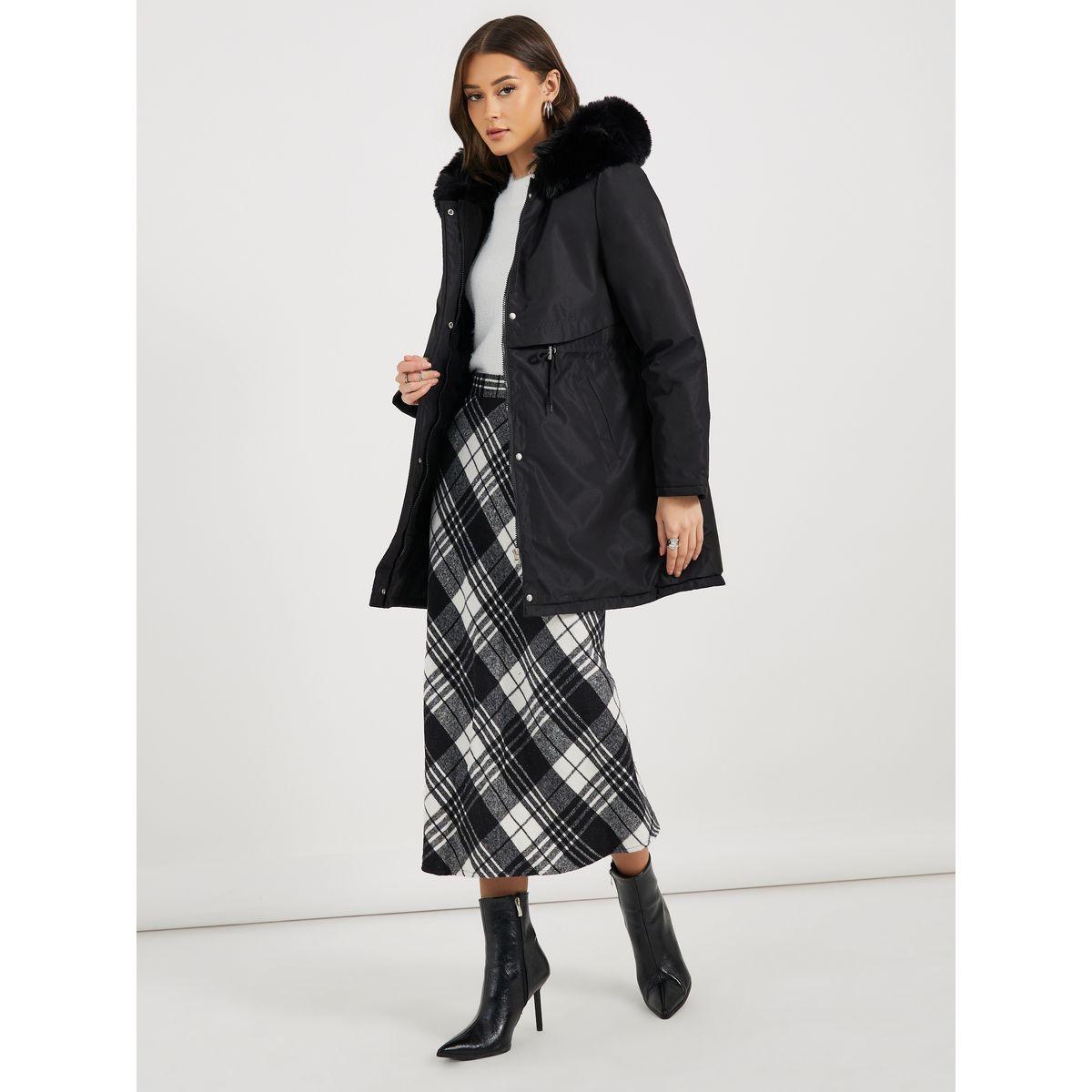 Styli Knee Length Regular Fit Parka Coat-women-clothing-coatsandjackets-coats-image-2