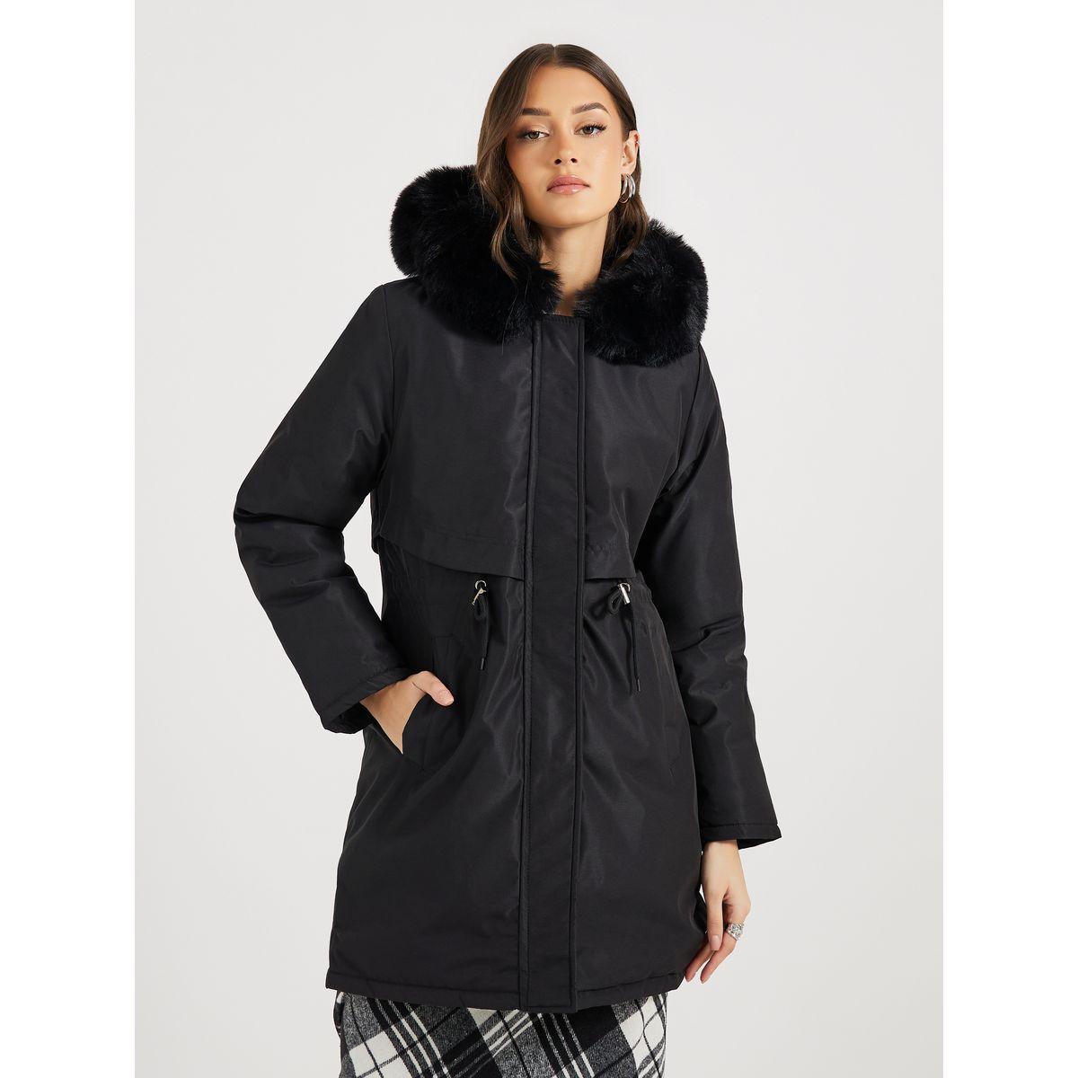 Styli Knee Length Regular Fit Parka Coat-women-clothing-coatsandjackets-coats-image-3