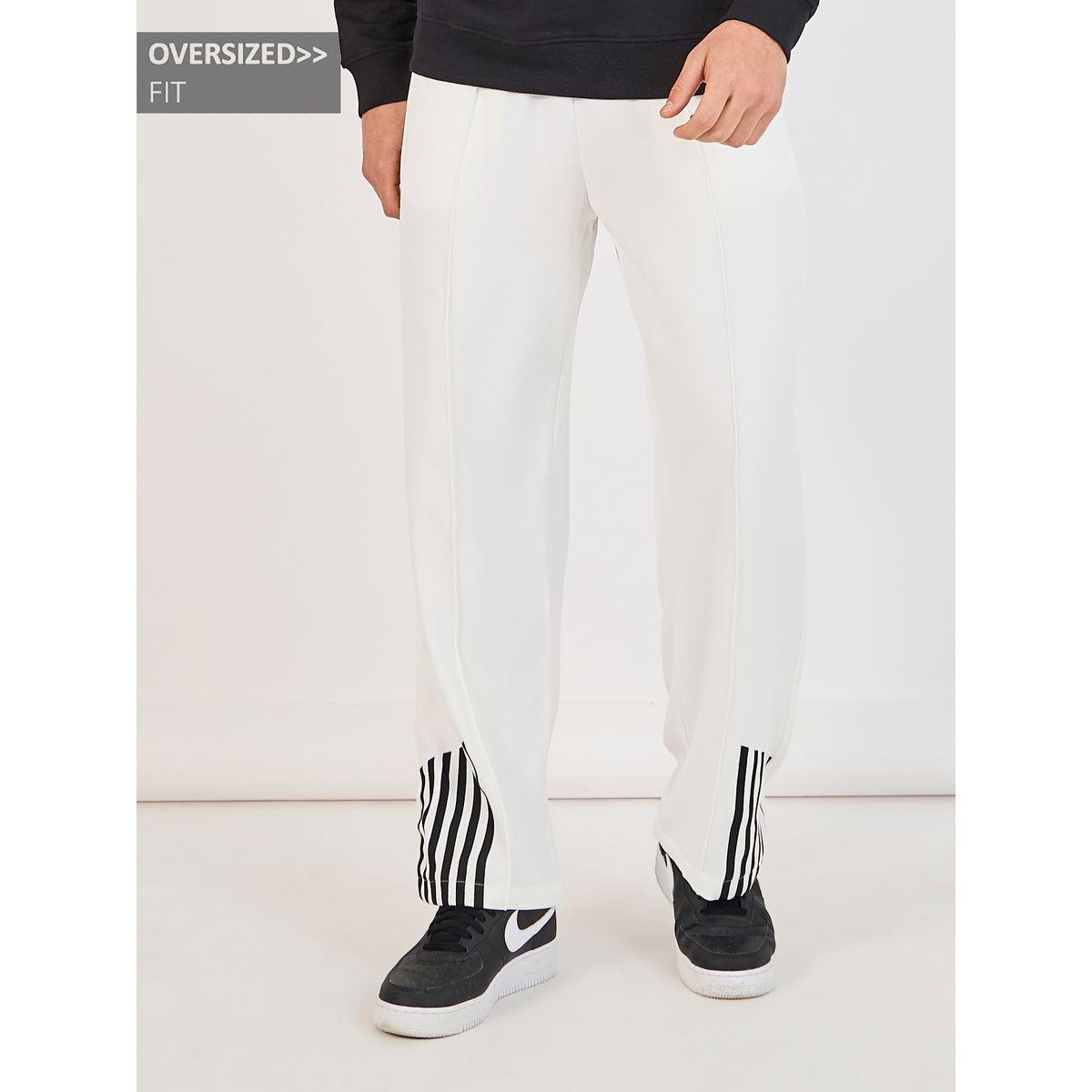 جوغر فضفاض بحافة  مزينة بخطوط-men-clothing-bottoms-joggers-image-1