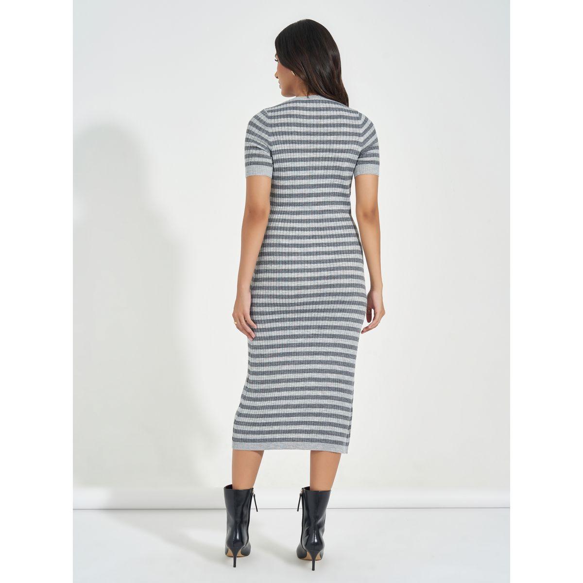 Styli Striped Knit Sweater Midi Dress-women-clothing-dresses-image-6