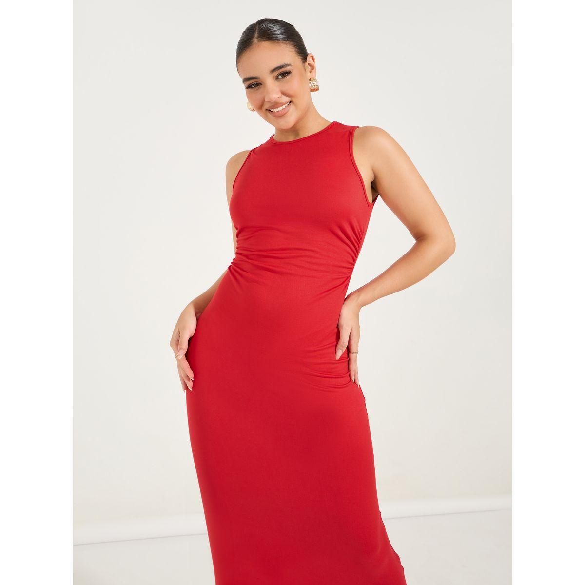 Styli Sleeveless Bodycon Midi Dress-women-clothing-dresses-image-2