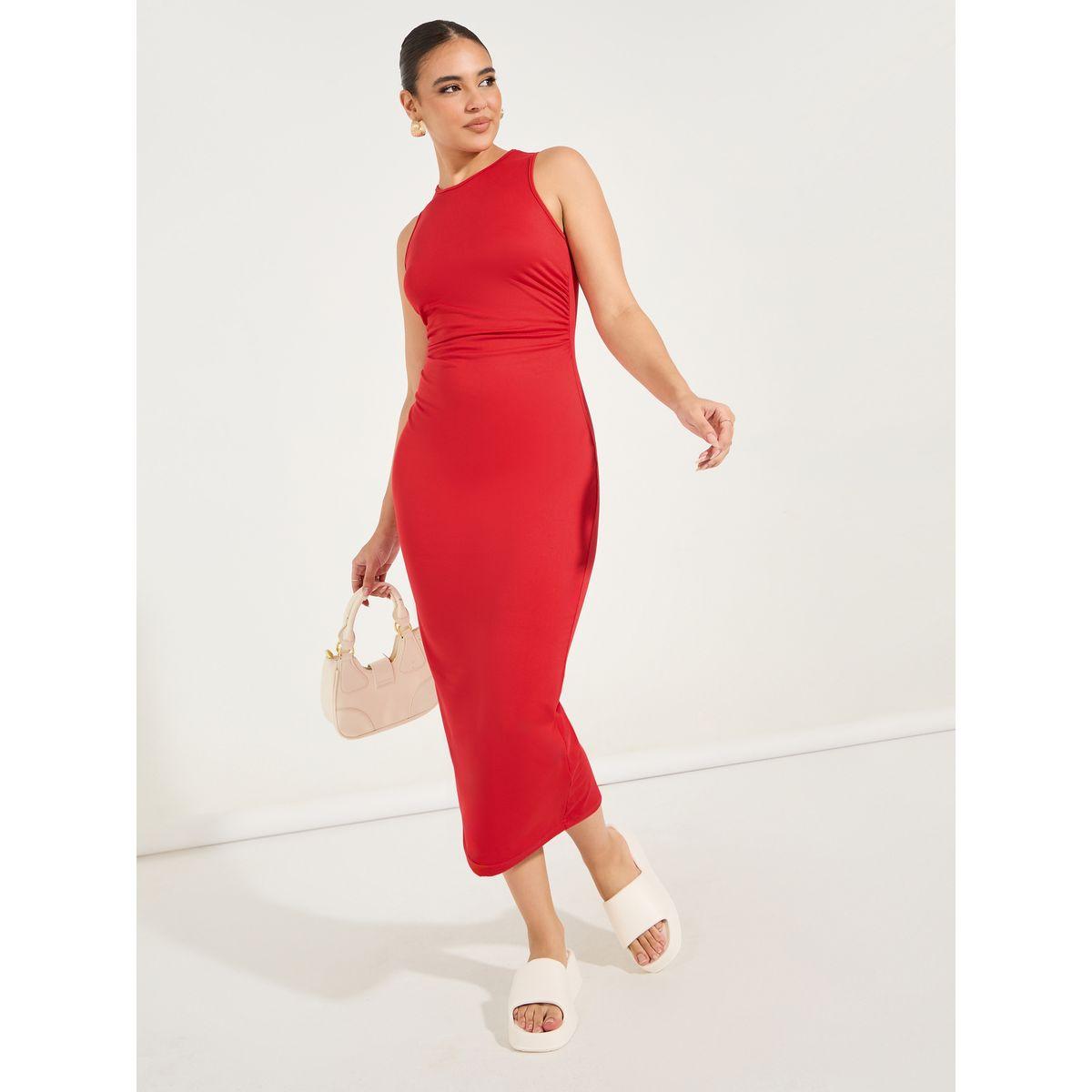 Styli Sleeveless Bodycon Midi Dress-women-clothing-dresses-image-4