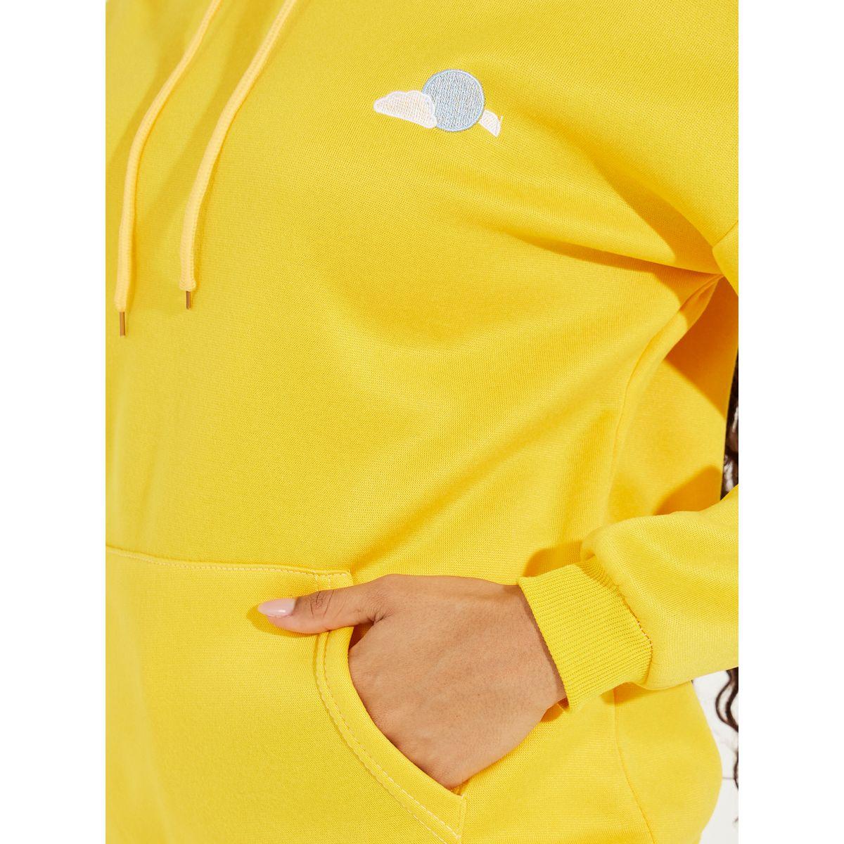 Styli Regular Fit Embroidered Hoodie with Dropped Shoulder-women-winterwear-hoodiesandsweatshirts-hoodies-image-3