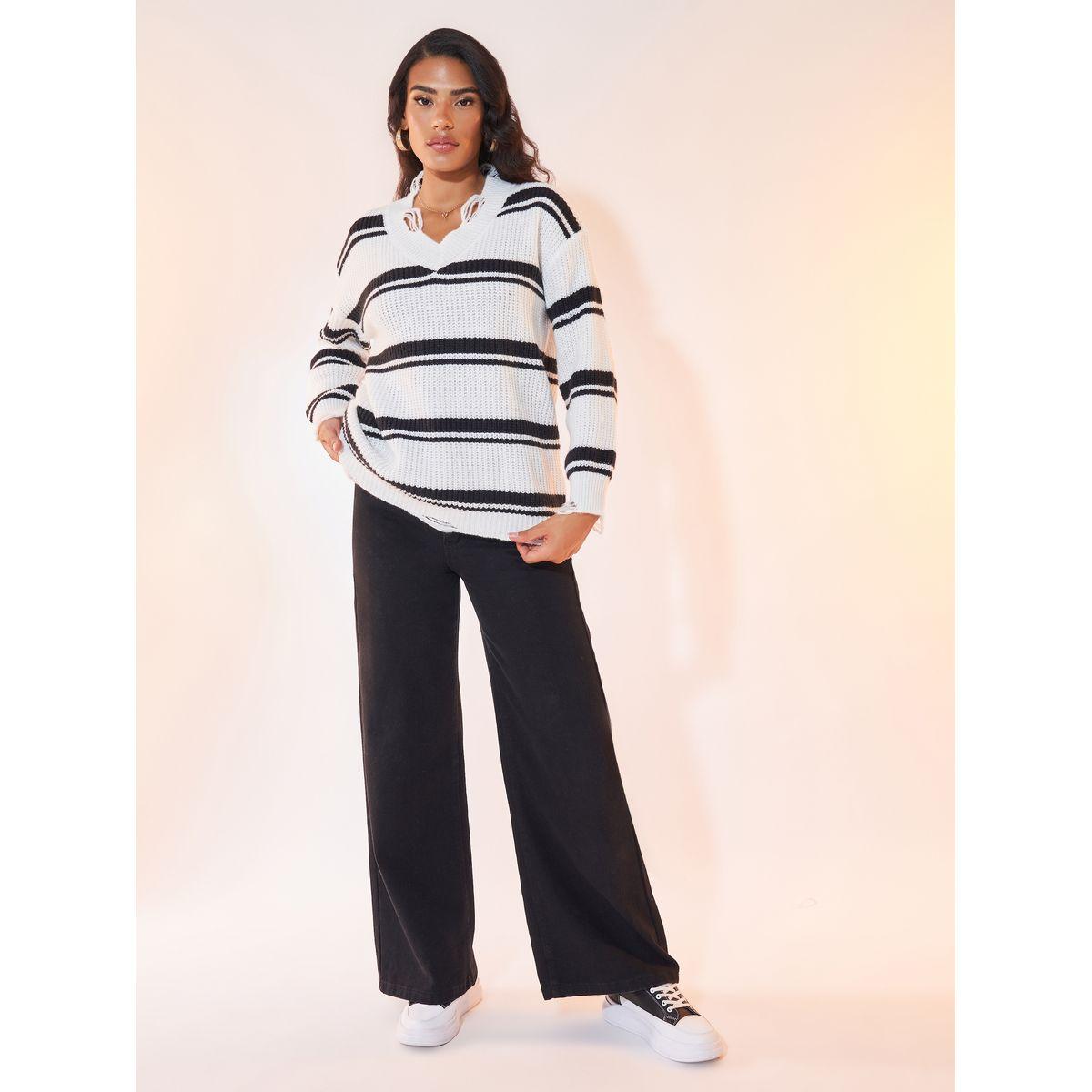 سويتر مخطط بتفاصيل ممزقة-women-clothing-cardigansandjumpers-jumpers-image-3