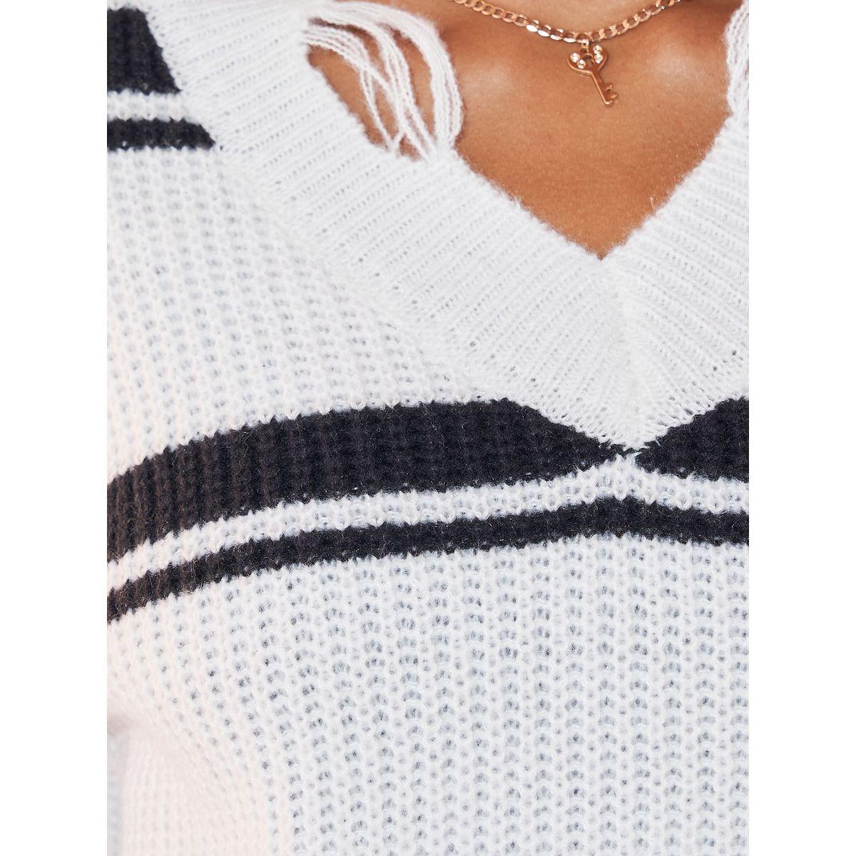 سويتر مخطط بتفاصيل ممزقة-women-clothing-cardigansandjumpers-jumpers-image-2