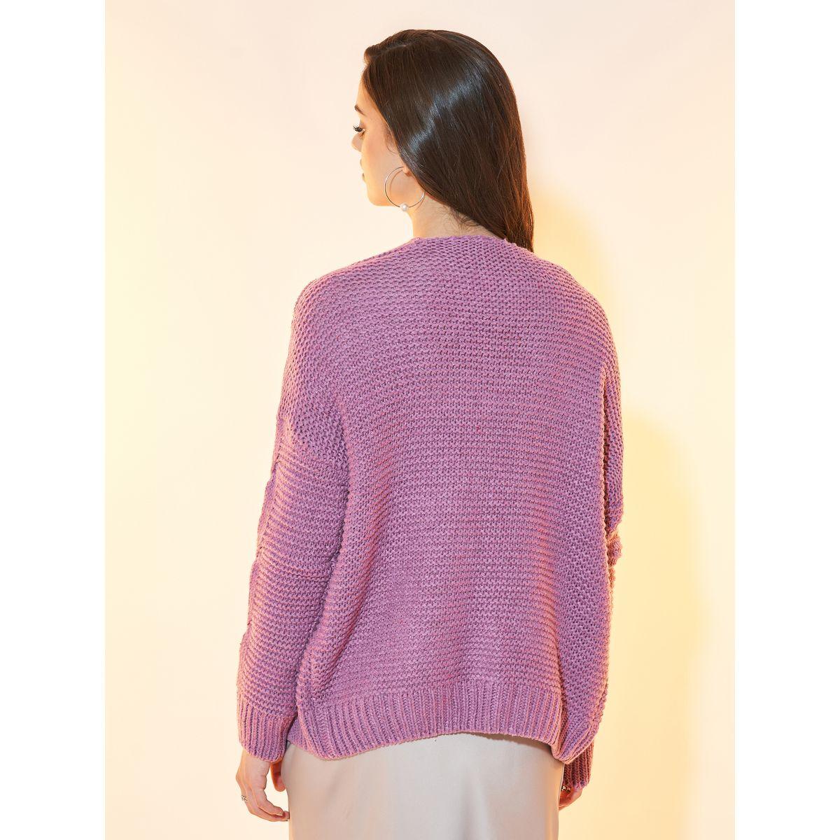 كارديجان مفتوح من الامام مع تفاصيل محبوكة-women-winterwear-cardigansandjumpers-cardigans-image-1