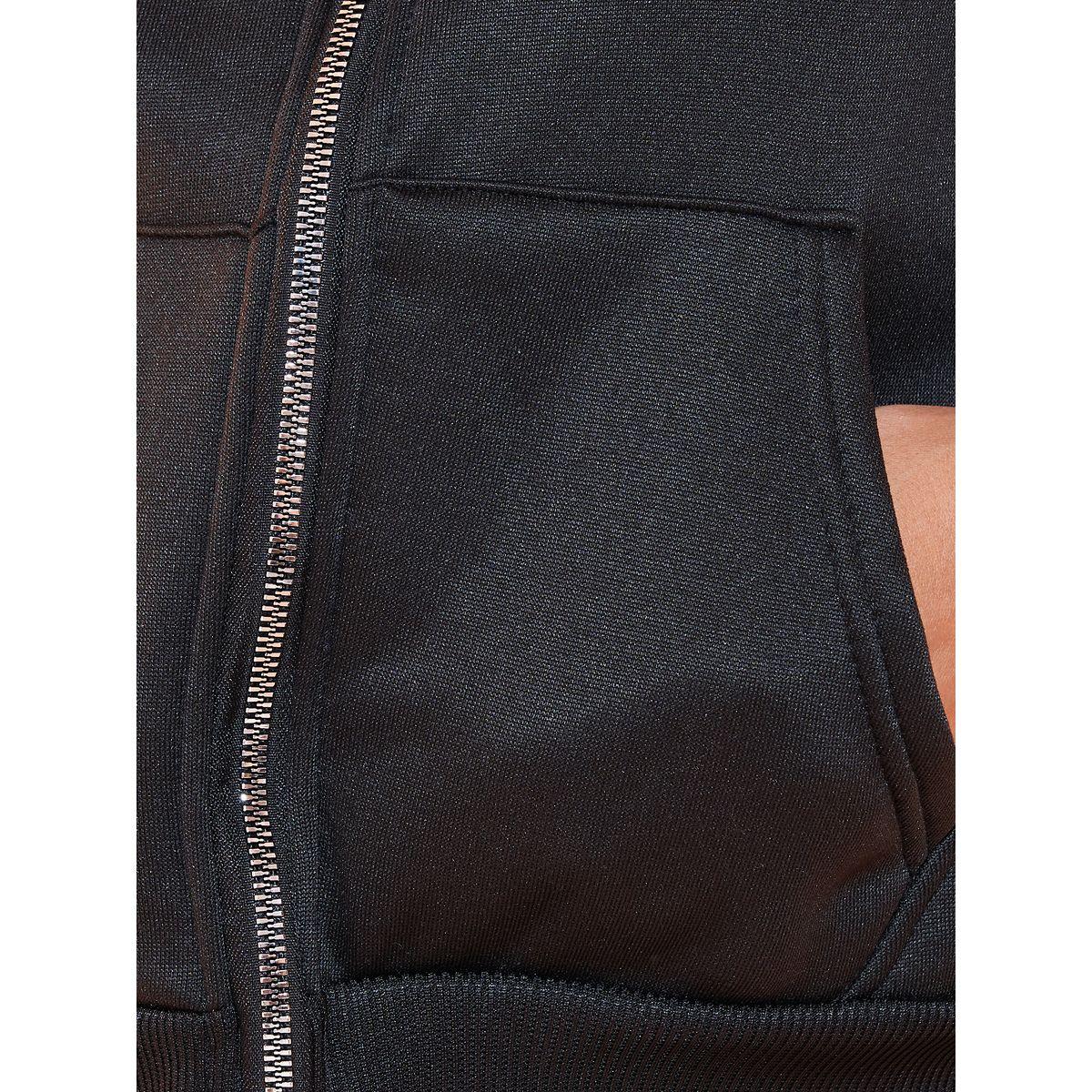 Styli Solid Taping Detail Zip-Up Jacket-women-winterwear-coatsandjackets-jackets-image-3