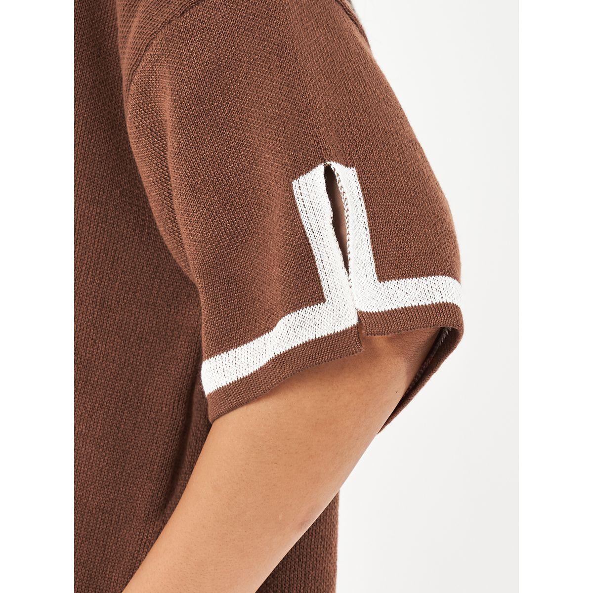Styli Relaxed Fit Knit Top with Contrast Trim-women-clothing-shirtsandblouses-blouses-image-3