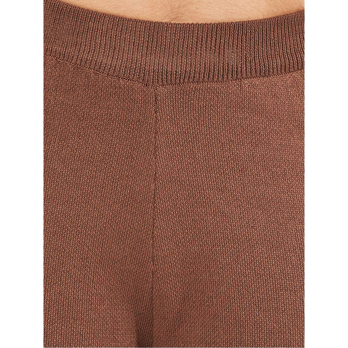 بنطال محبوك بإرجل واسعة وتفاصيل مُتباينة-women-clothing-bottoms-trousers-image-3