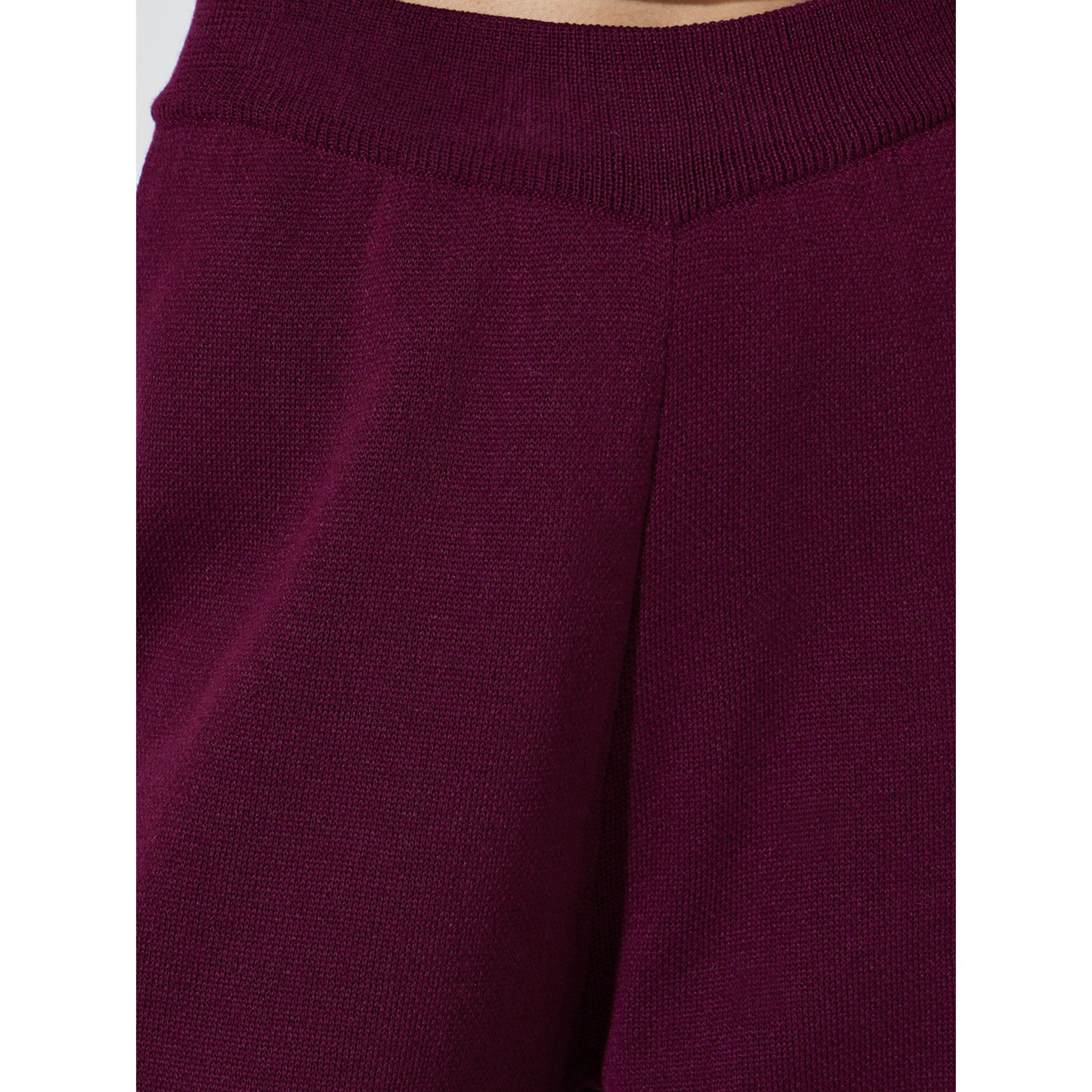 Styli Wide Leg Casual Knit Pants with Contrast Trim-women-clothing-joggers-image-3