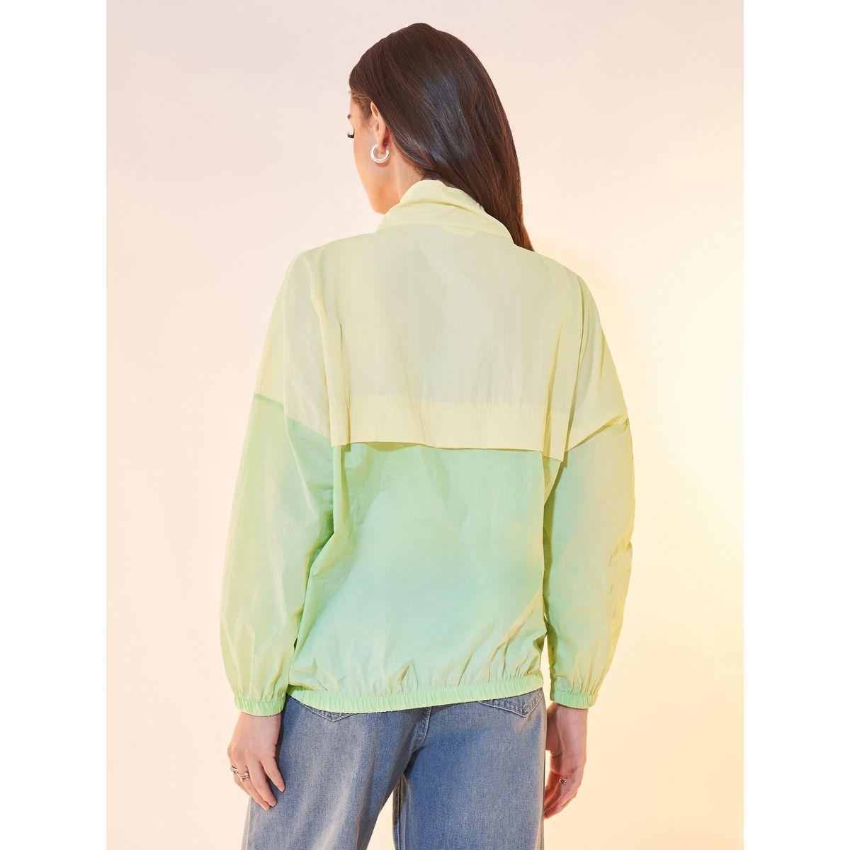 Styli Color Block Zip Up Windbreaker Jacket-women-winterwear-coatsandjackets-jackets-image-5