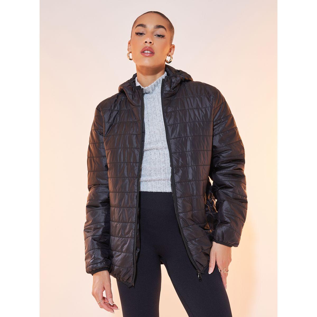 Styli Quilted Lightweight Hooded Jacket-women-winterwear-coatsandjackets-jackets-image-1