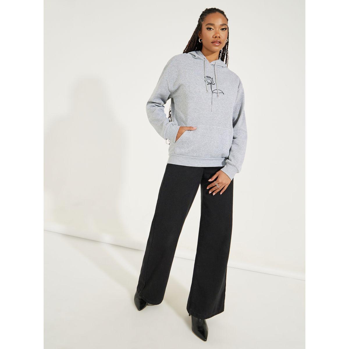 هودي مطبع بزهرة مع اكتاف منخفضة-women-clothing-hoodiesandsweatshirts-hoodies-image-2