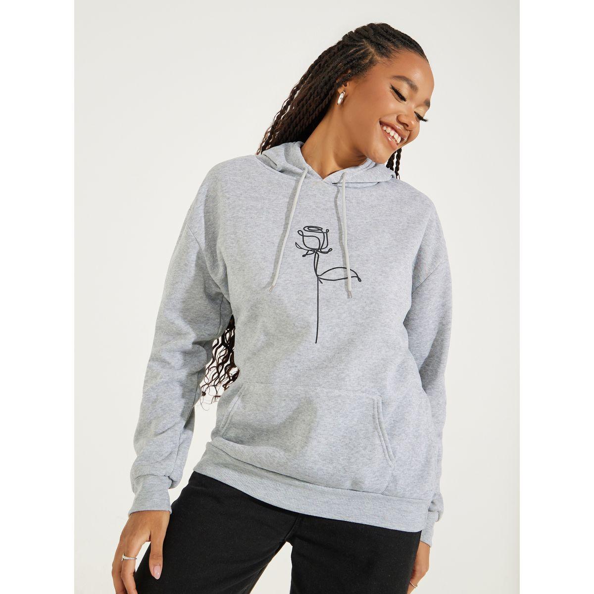 هودي مطبع بزهرة مع اكتاف منخفضة-women-clothing-hoodiesandsweatshirts-hoodies-image-3
