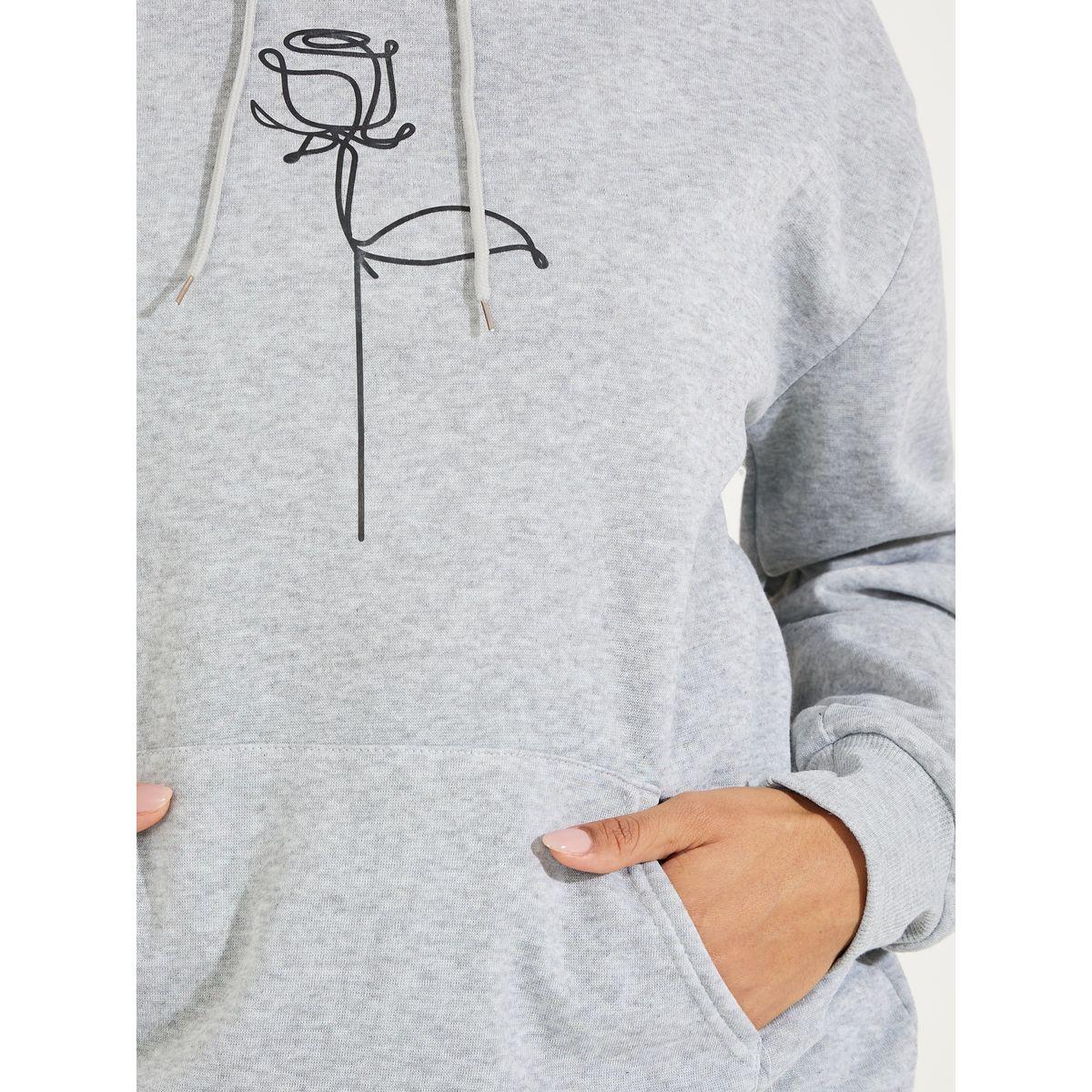 Styli Rose Print Hoodie with Dropped Shoulder-women-clothing-hoodiesandsweatshirts-hoodies-image-4