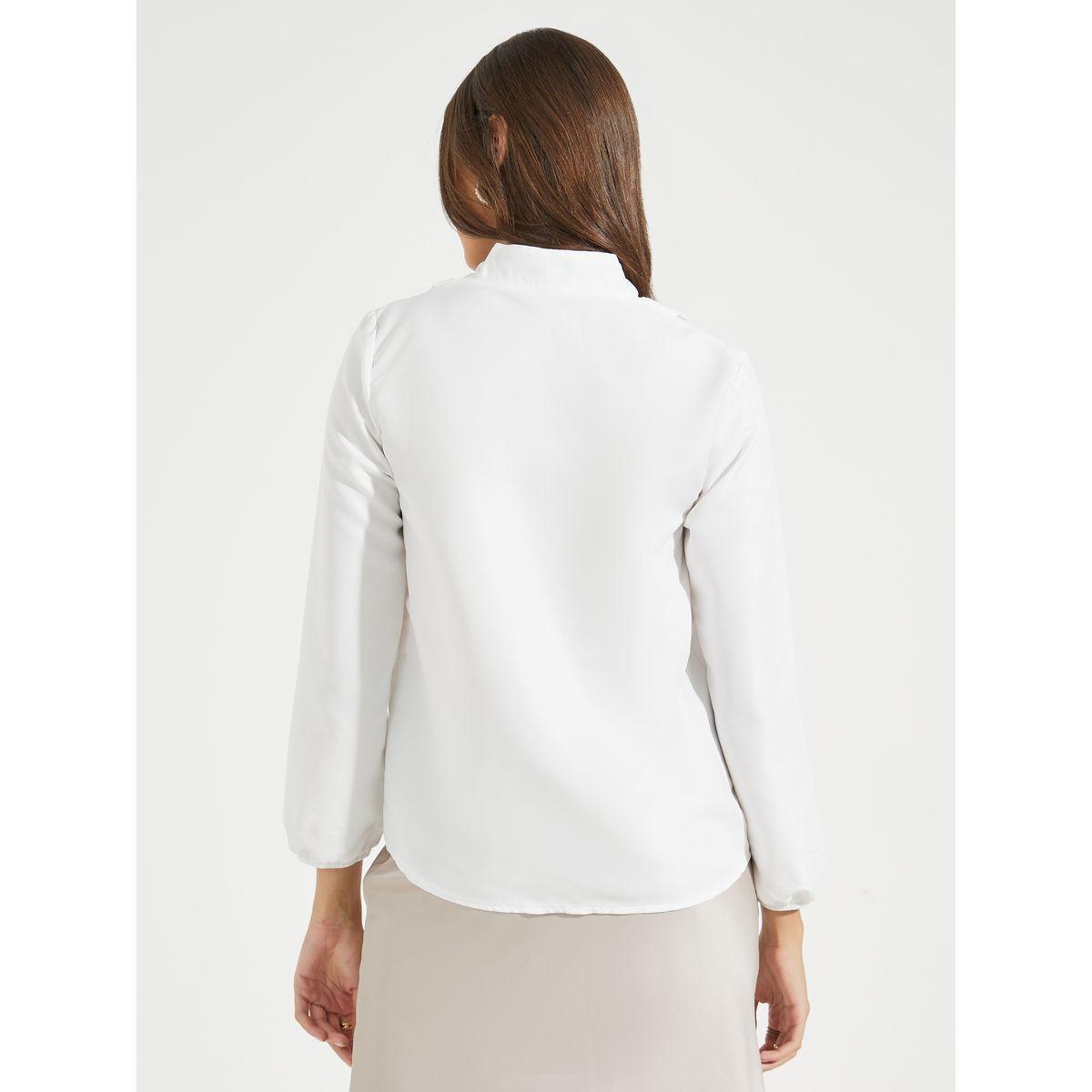 بلوزة سادة بقصة عادية واكمام طويلة-women-clothing-shirtsandblouses-blouses-image-5
