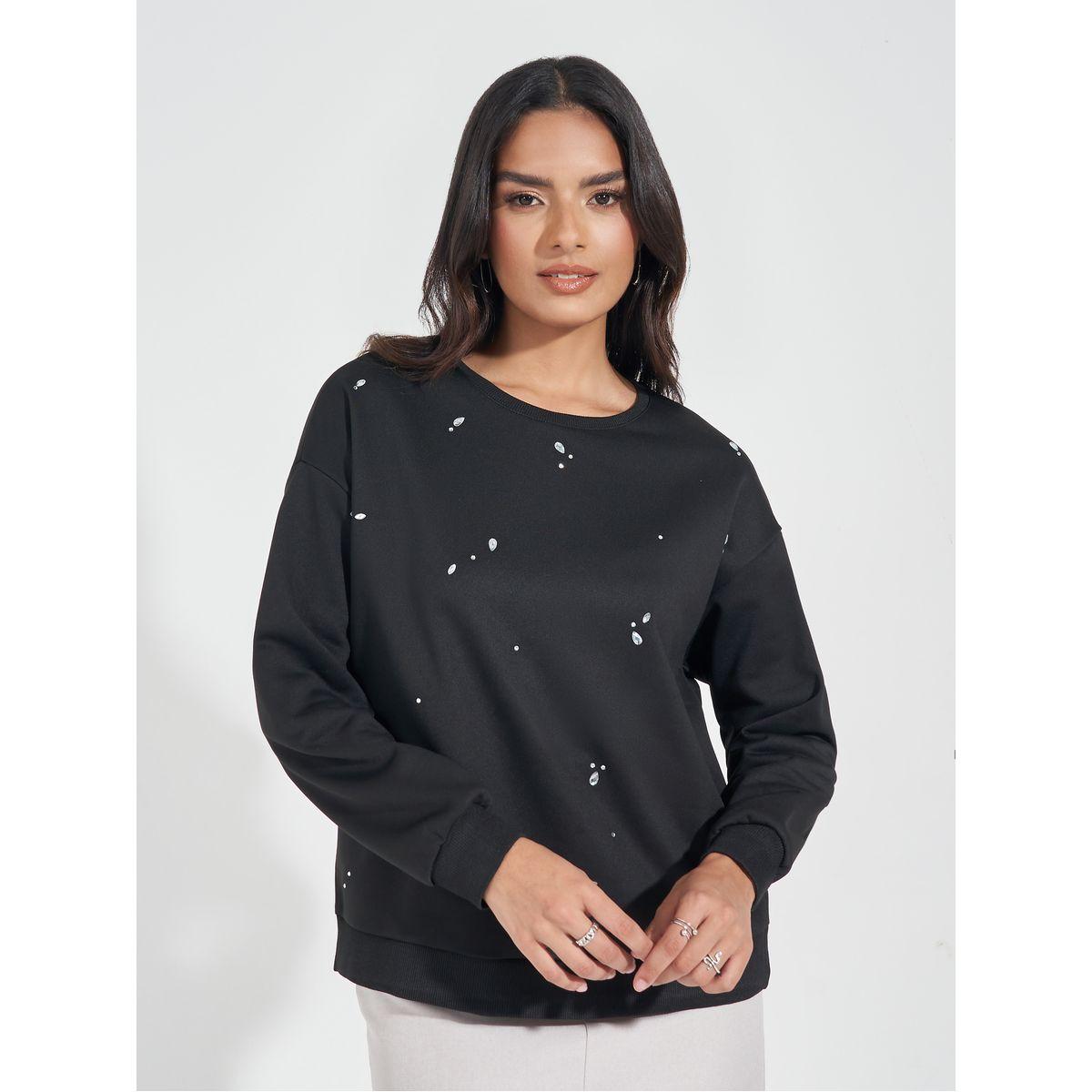 Styli Elevate Oversized Embellished Sweatshirt-women-winterwear-hoodiesandsweatshirts-sweatshirts-image-1