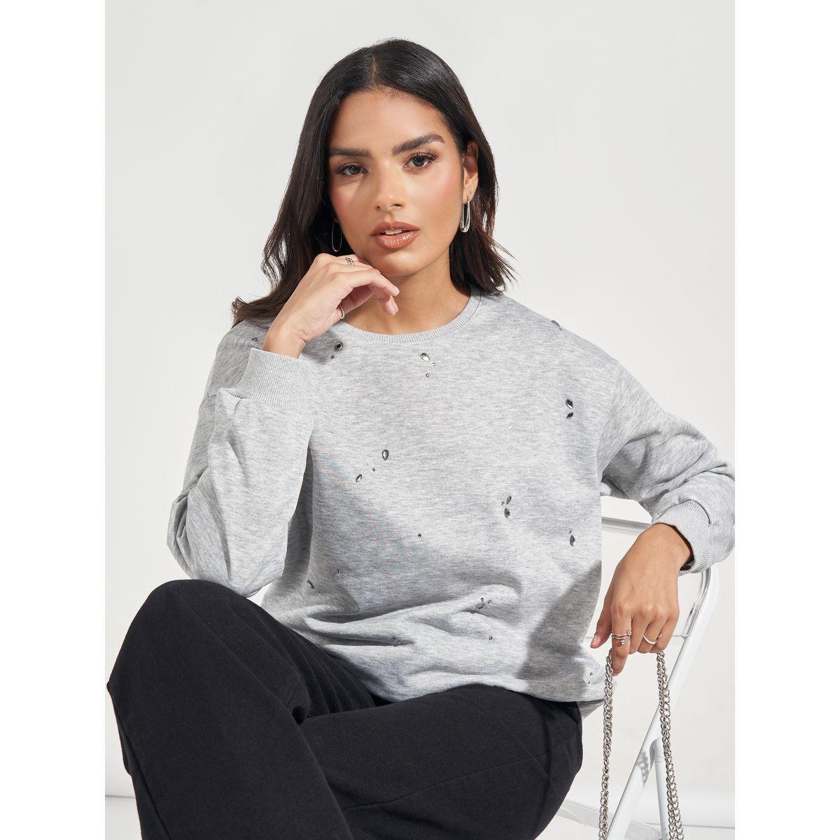 Styli Elevate Oversized Embellished Sweatshirt-women-winterwear-hoodiesandsweatshirts-sweatshirts-image-1