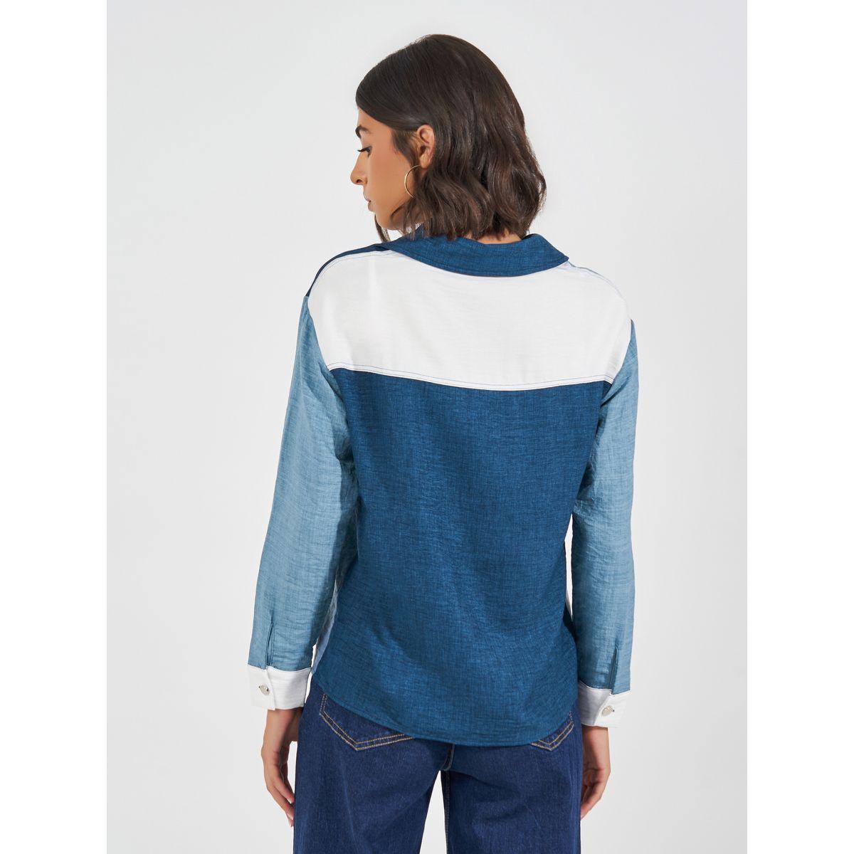 Styli Elevate Color Block Button Front Shirt-women-clothing-shirtsandblouses-shirts-image-5