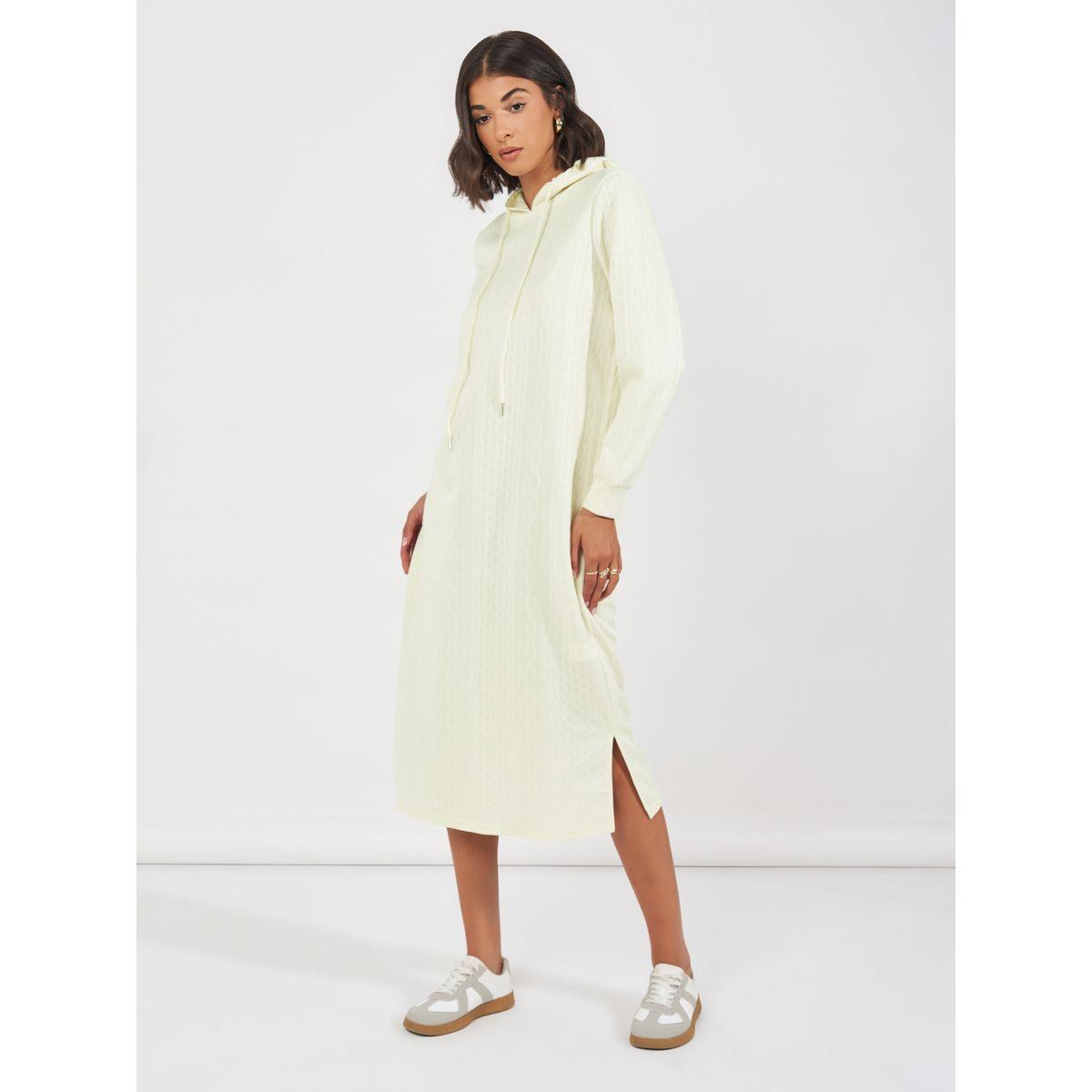 Styli Elevate Cable Knit Hooded Midi Dress-women-clothing-dresses-image-4