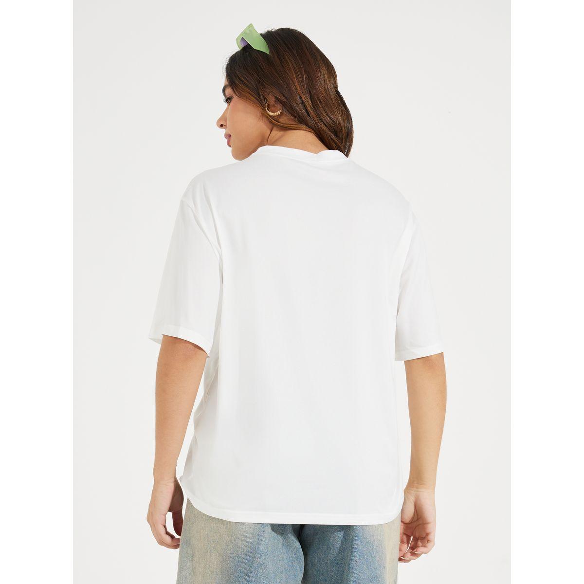 Styli Oversized Slogan Graphic Print T-Shirt-women-clothing-tshirts-image-5