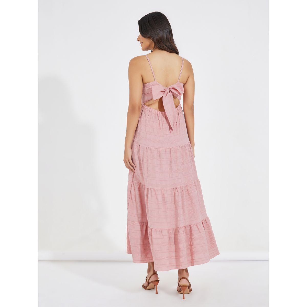 Causey X Styli  Tie-Up Back Strappy Tiered Maxi Dress-women-clothing-dresses-image-6