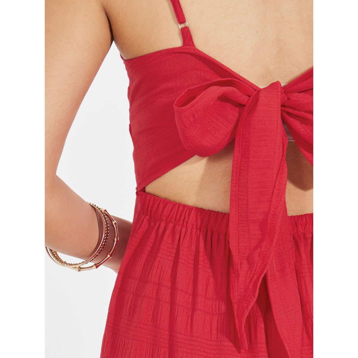 Causey X Styli  Tie-Up Back Strappy Tiered Maxi Dress-women-clothing-dresses-image-6