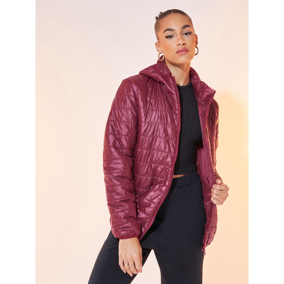 Styli Quilted Lightweight Hooded Jacket-women-winterwear-coatsandjackets-jackets-image-1