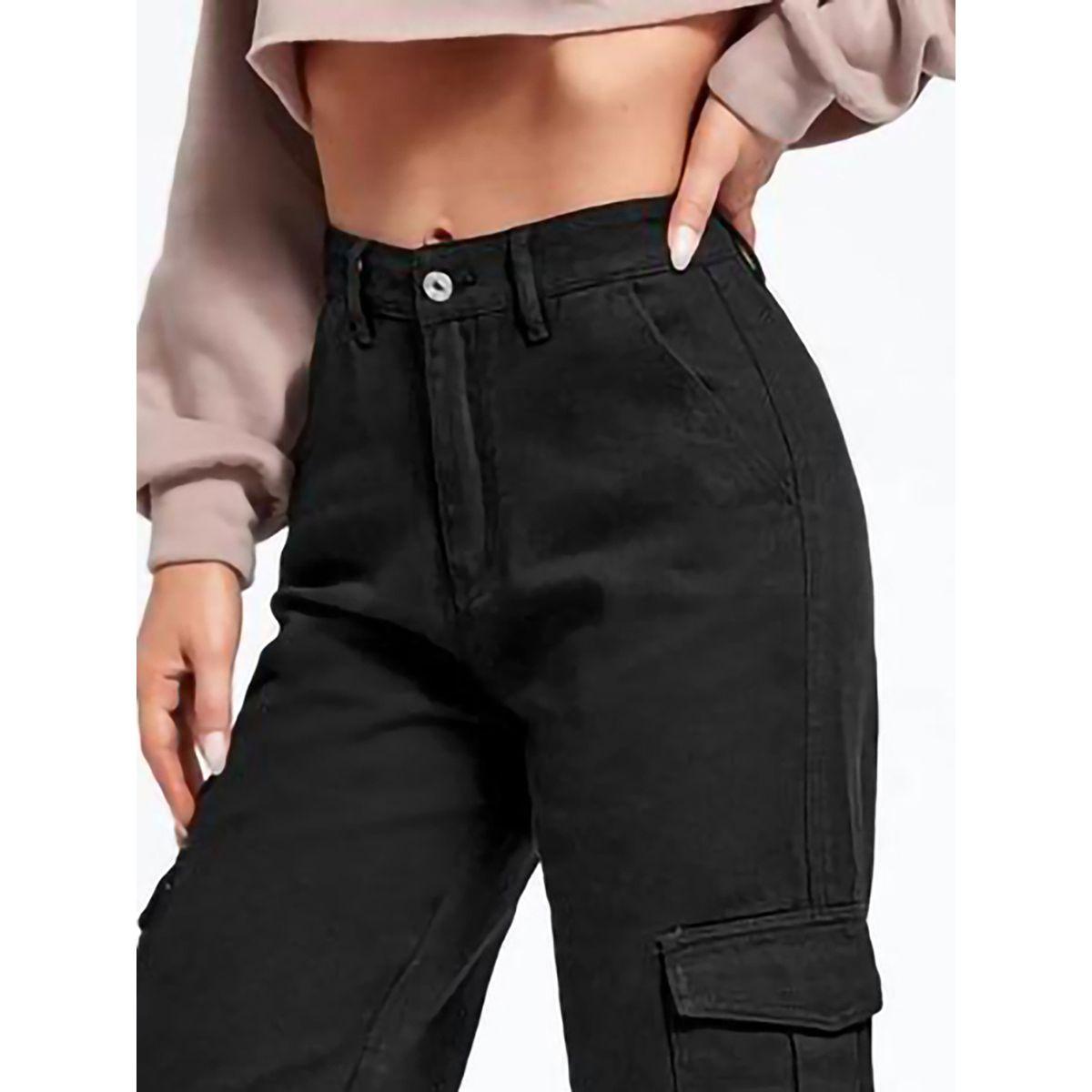 Kotty Solid Relaxed Fit Cargo Jeans-women-clothing-bottoms-jeans-image-6