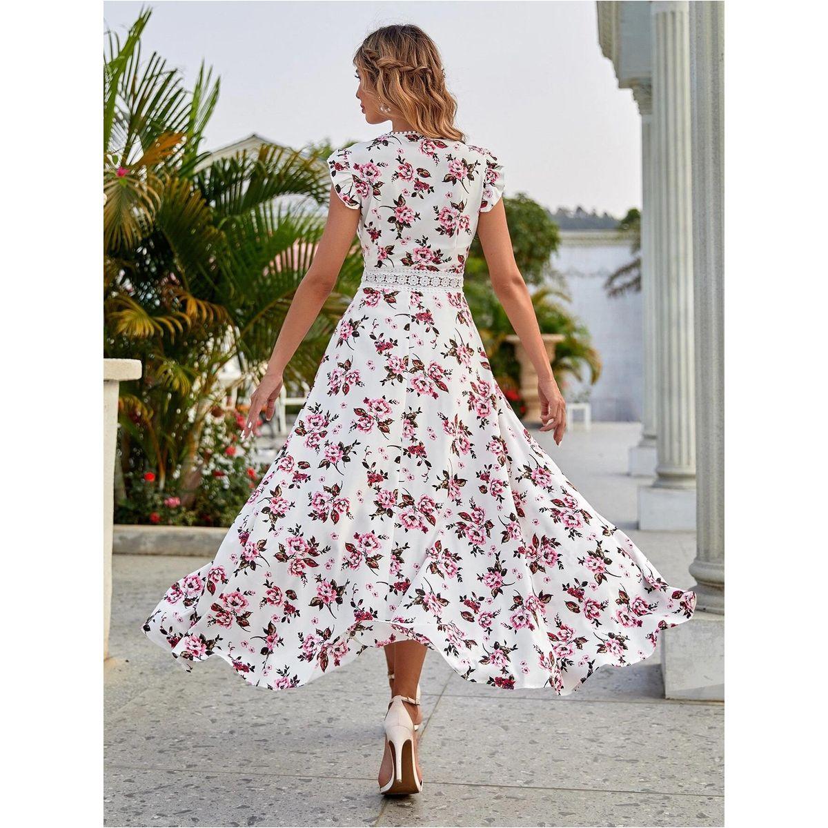 Kotty X Styli  Floral Print High-Low Hem Maxi Dress-women-clothing-dresses-image-3