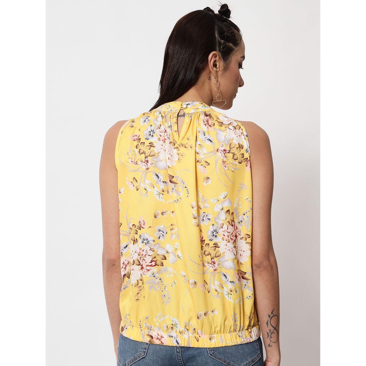 Kotty X Styli  Floral Print Halter Neck Top-women-clothing-shirtsandblouses-blouses-image-5
