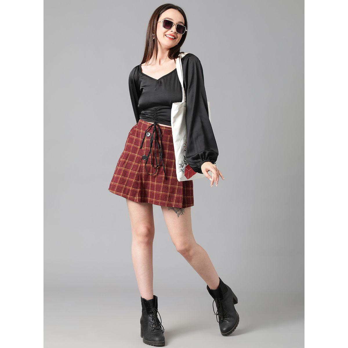 بلوزة ساتان سادة بتفاصيل مزمومة واكمام طويلة كوتي × ستايلي-women-clothing-shirtsandblouses-blouses-image-3