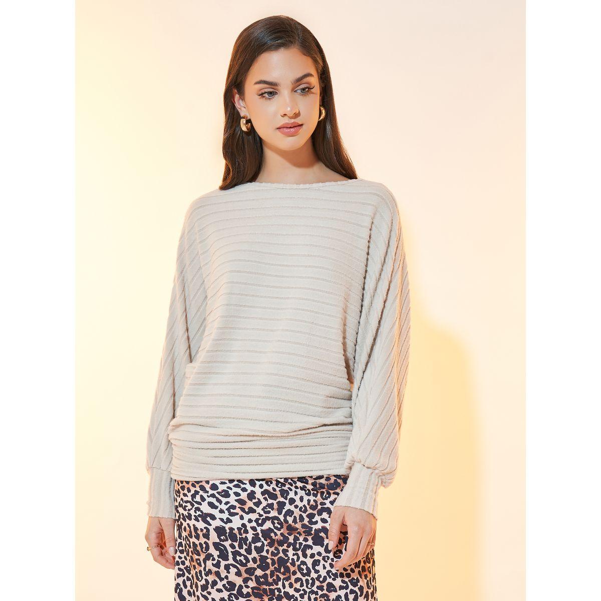 سويت شيرت محبوك بقصة مريحة-women-winterwear-hoodiesandsweatshirts-sweatshirts-image-4