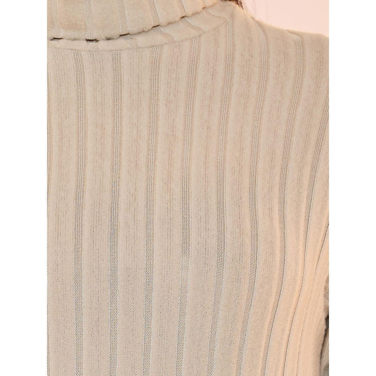 فستان ميدي مضلع بأكتاف منخفضة-women-clothing-dresses-image-3