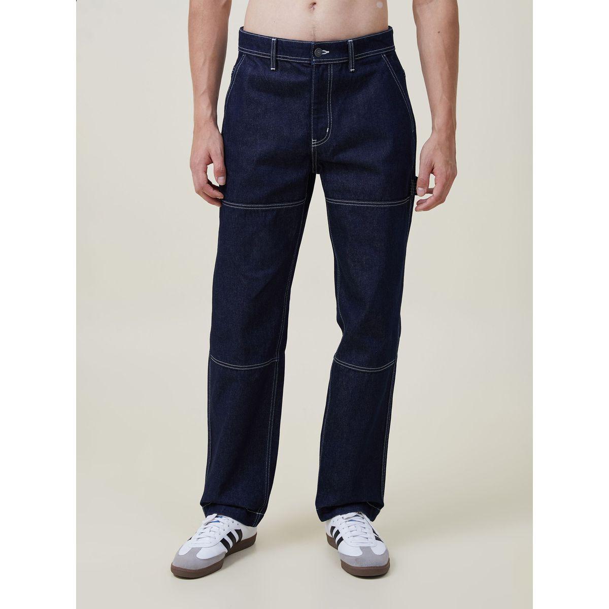 Kotty X Styli  Straight Fit Low Rise Cut & Sew Panel Jeans-men-clothing-bottoms-jeans-image-1