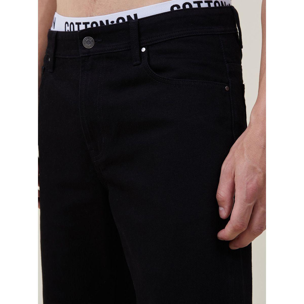 Kotty Mid Rise Relaxed Fit Solid Jeans-men-clothing-bottoms-jeans-image-3