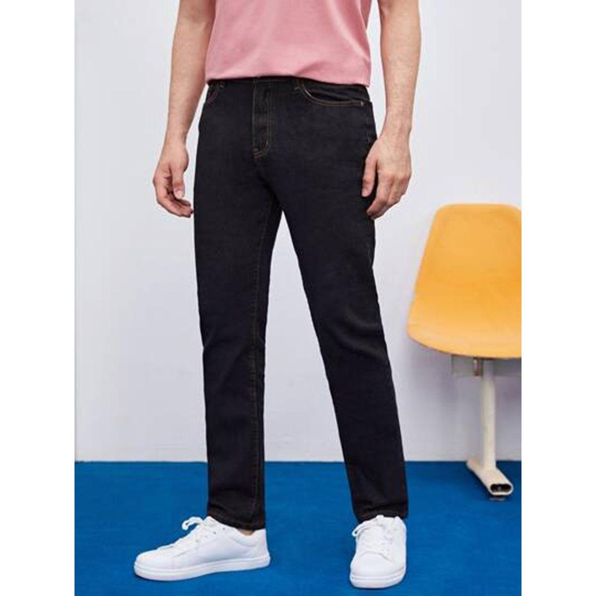 جينز سادة بقصة عادية وخصر منخفض-men-clothing-bottoms-jeans-image-3