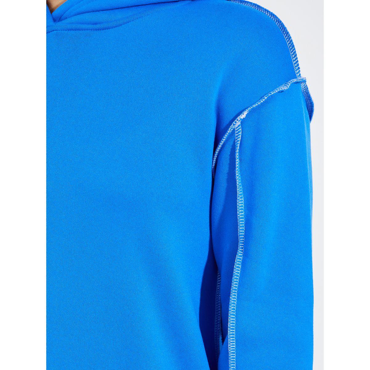 Styli Solid Stitch Detail Hoodie with Dropped Shoulder-women-winterwear-hoodiesandsweatshirts-hoodies-image-3