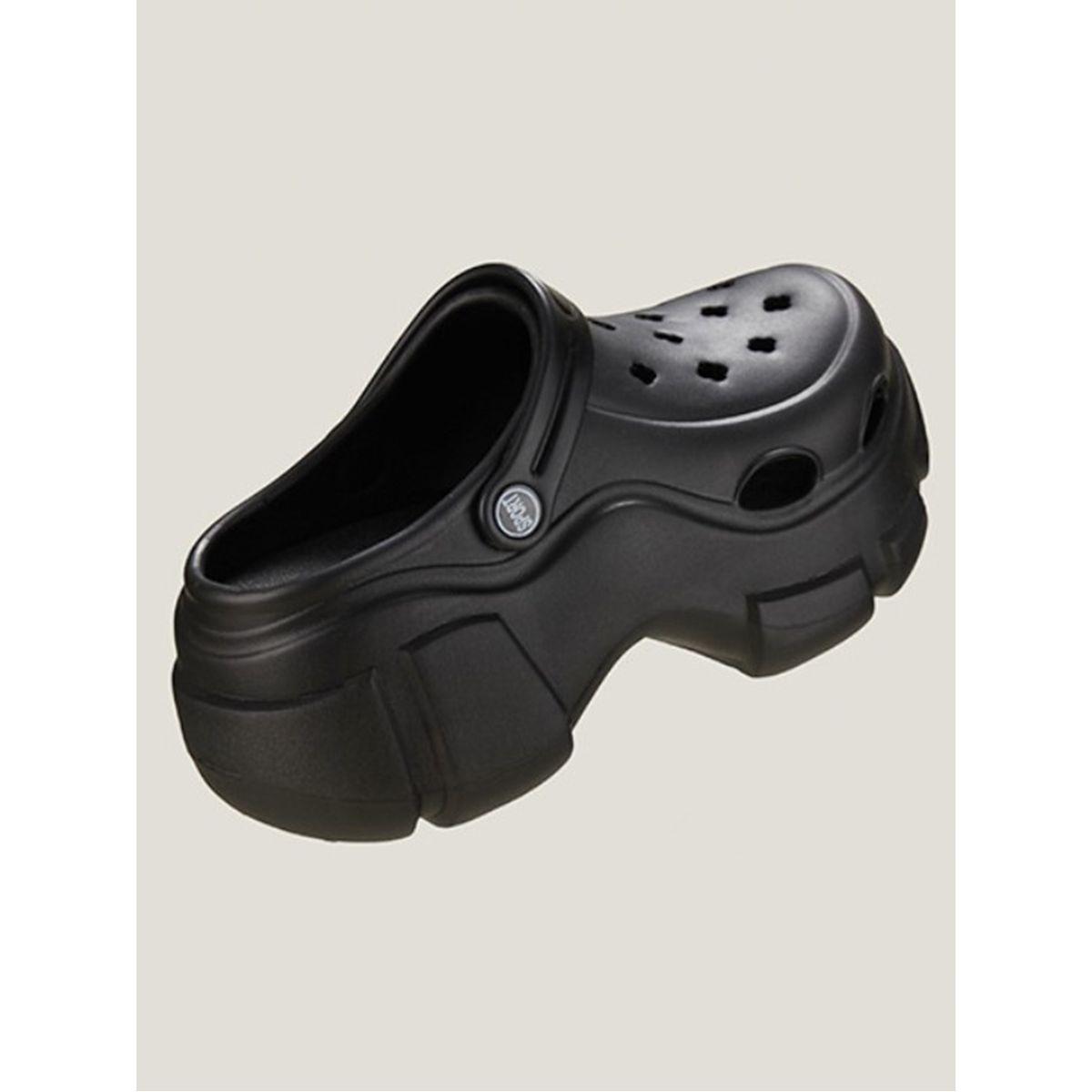 Sneak-a-Peek X Styli Cut-Out Detail Platform Hollow Clogs-women-shoes-loafersandmoccasins-image-4