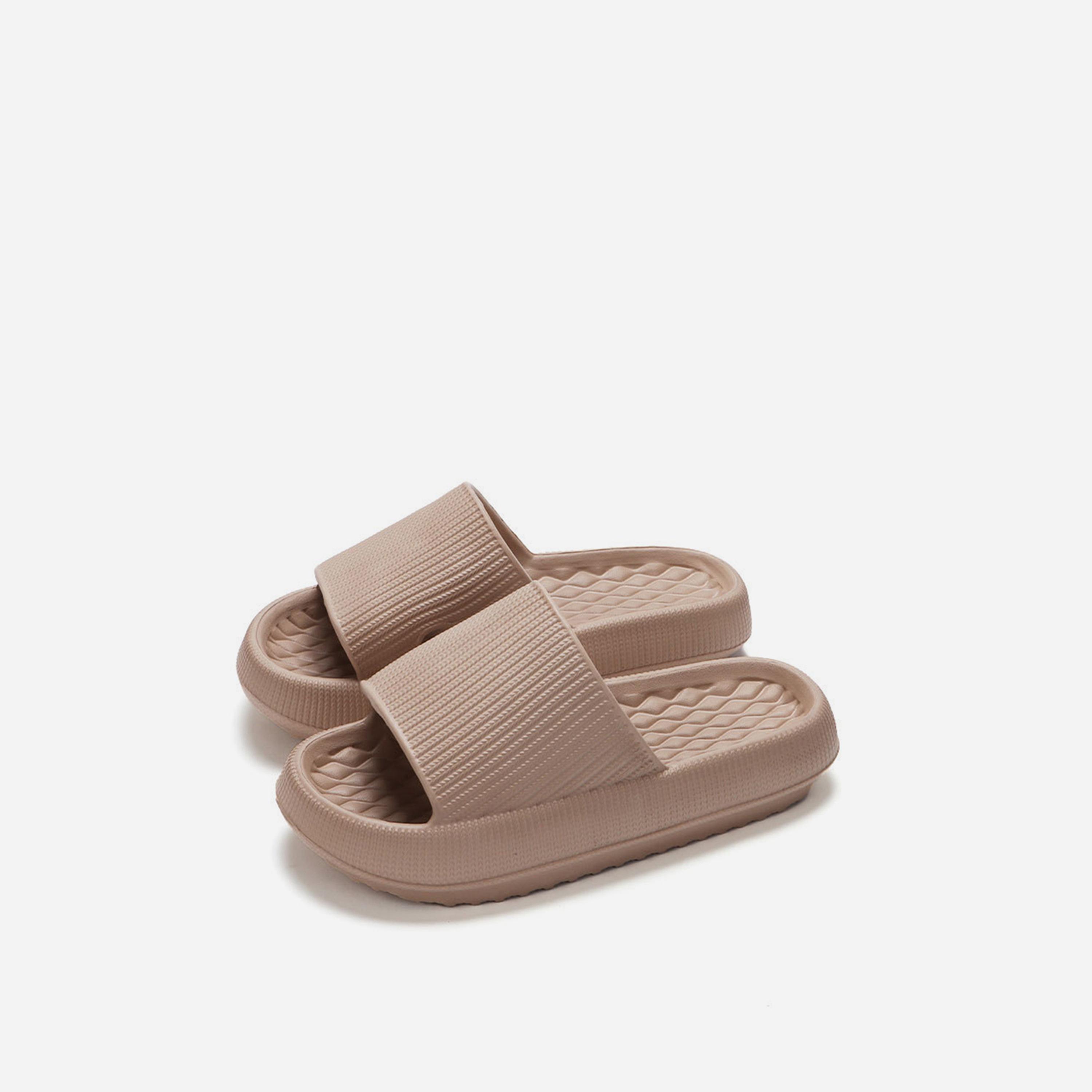 سنيك ابيك × ستايلي - شبشب مريح بنعل سميك وملمس ناعم-women-shoes-bedroomslippers-image-1