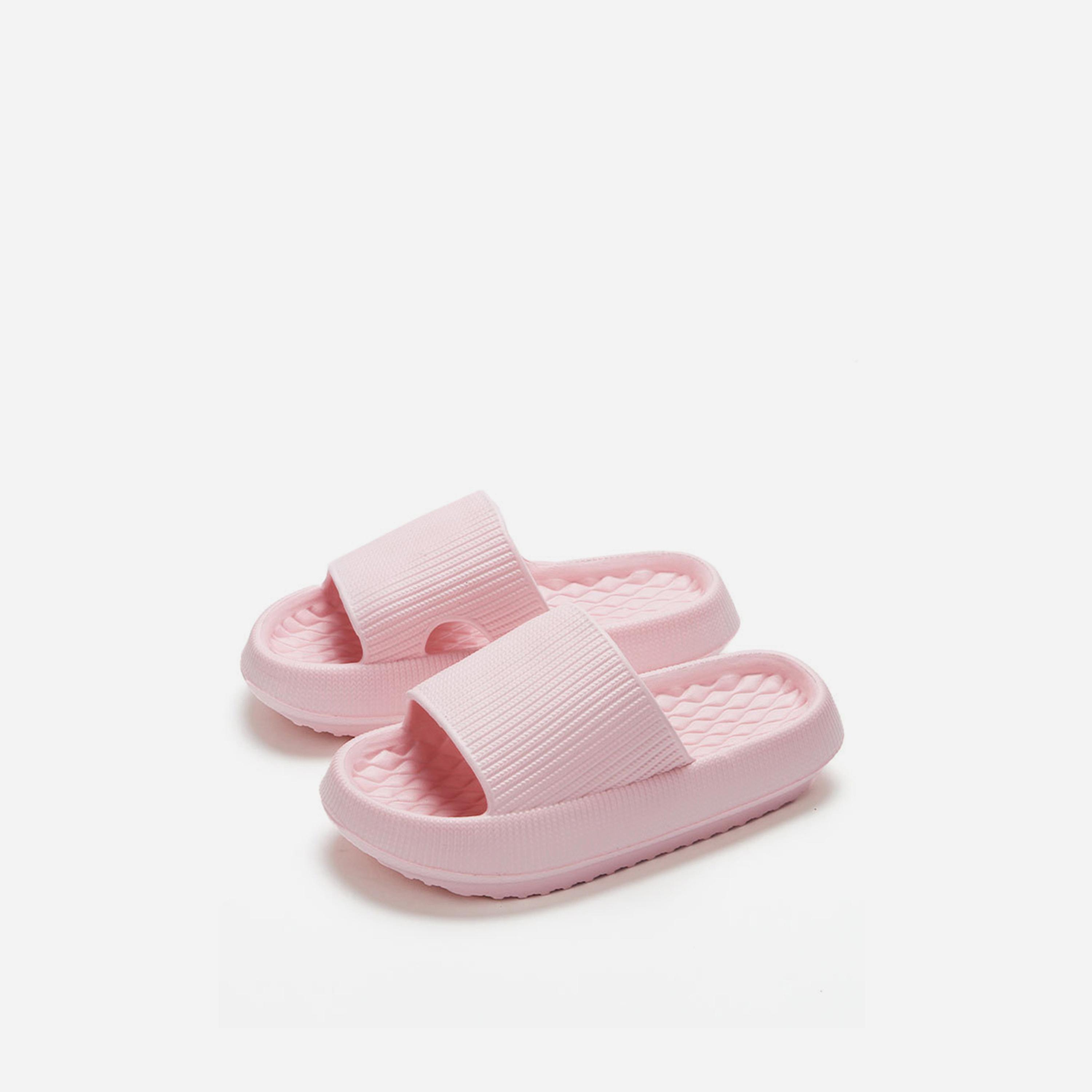 Sneak-A-Peek X Styli Thick Sole Textured Comfort Slides-women-shoes-bedroomslippers-image-1