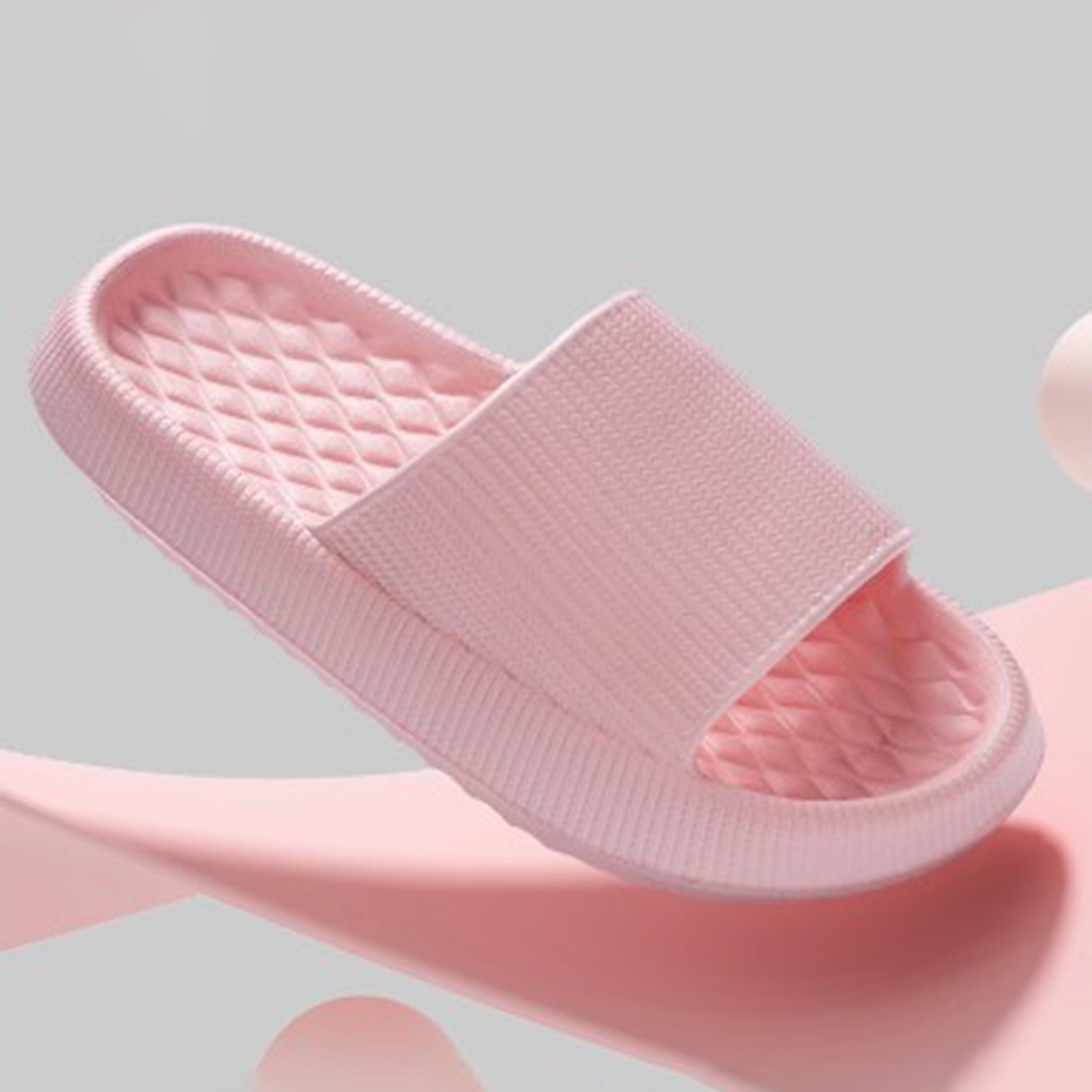 سنيك ابيك × ستايلي - شبشب مريح بنعل سميك وملمس ناعم-women-shoes-bedroomslippers-image-3
