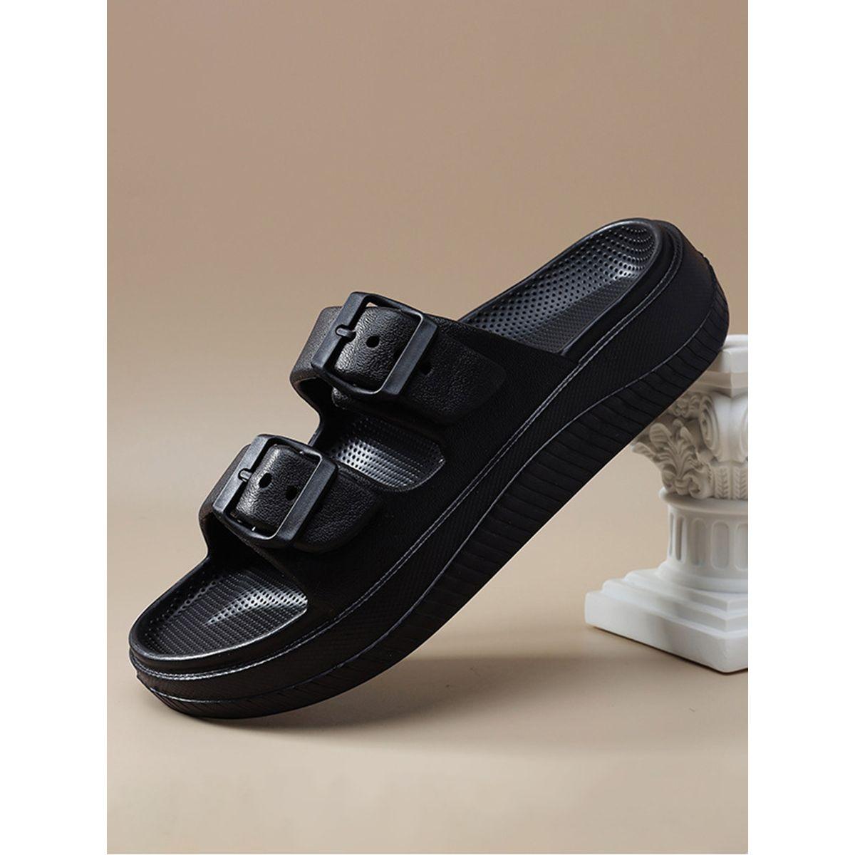 Sneak-a-Peek X Styli Double Buckle Strap Slides-women-shoes-sandals-flats-image-2