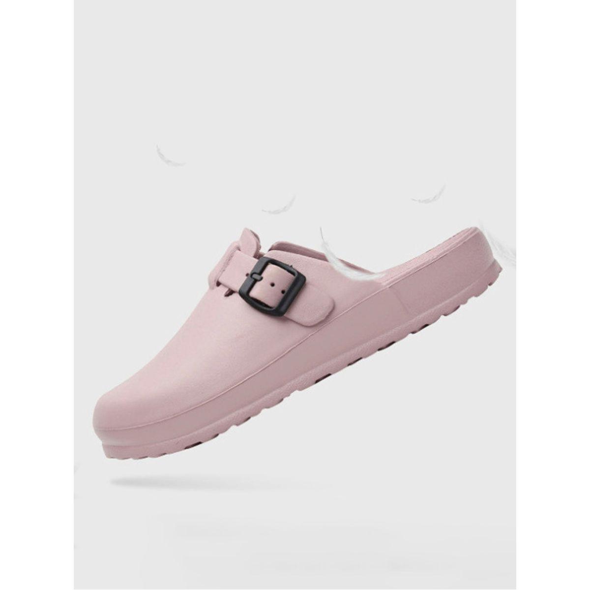 كلوغز مريح مزين بإبزيم غلق سنِيك-أ-بِيك × ستايلي-women-shoes-sandals-flats-image-1