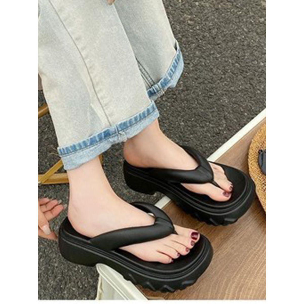 شبشب فليب فلوب بنعل بلاتفورم شانكي سنِيك-أ-بِيك × ستايلي-women-shoes-flipflopsandslides-image-5